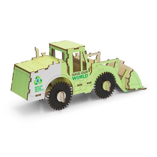 TR124037 - BRANDCRAFT Wheel Loader Wooden Model - 4.jpg