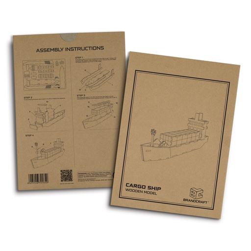 TR124038 - BRANDCRAFT Cargo Ship Wooden Model - 9.jpg