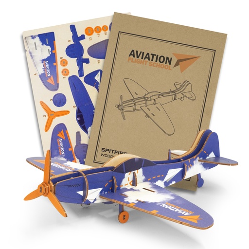 TR124054 - BRANDCRAFT Spitfire Wooden Model - 2.jpg
