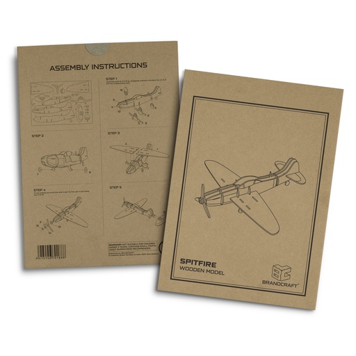 TR124054 - BRANDCRAFT Spitfire Wooden Model - 9.jpg