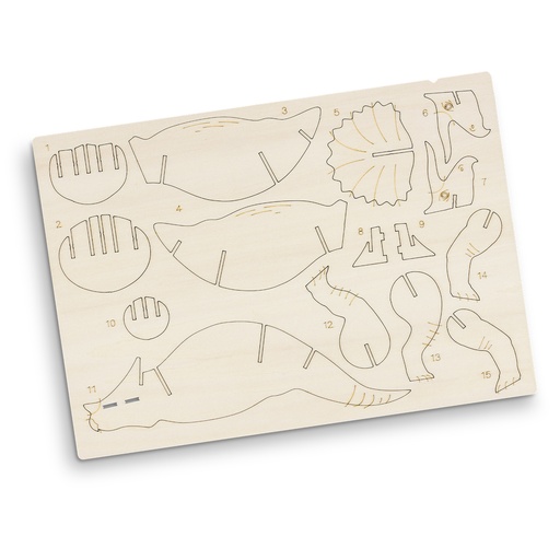 TR124056 - BRANDCRAFT Triceratops Wooden Model - 8.jpg