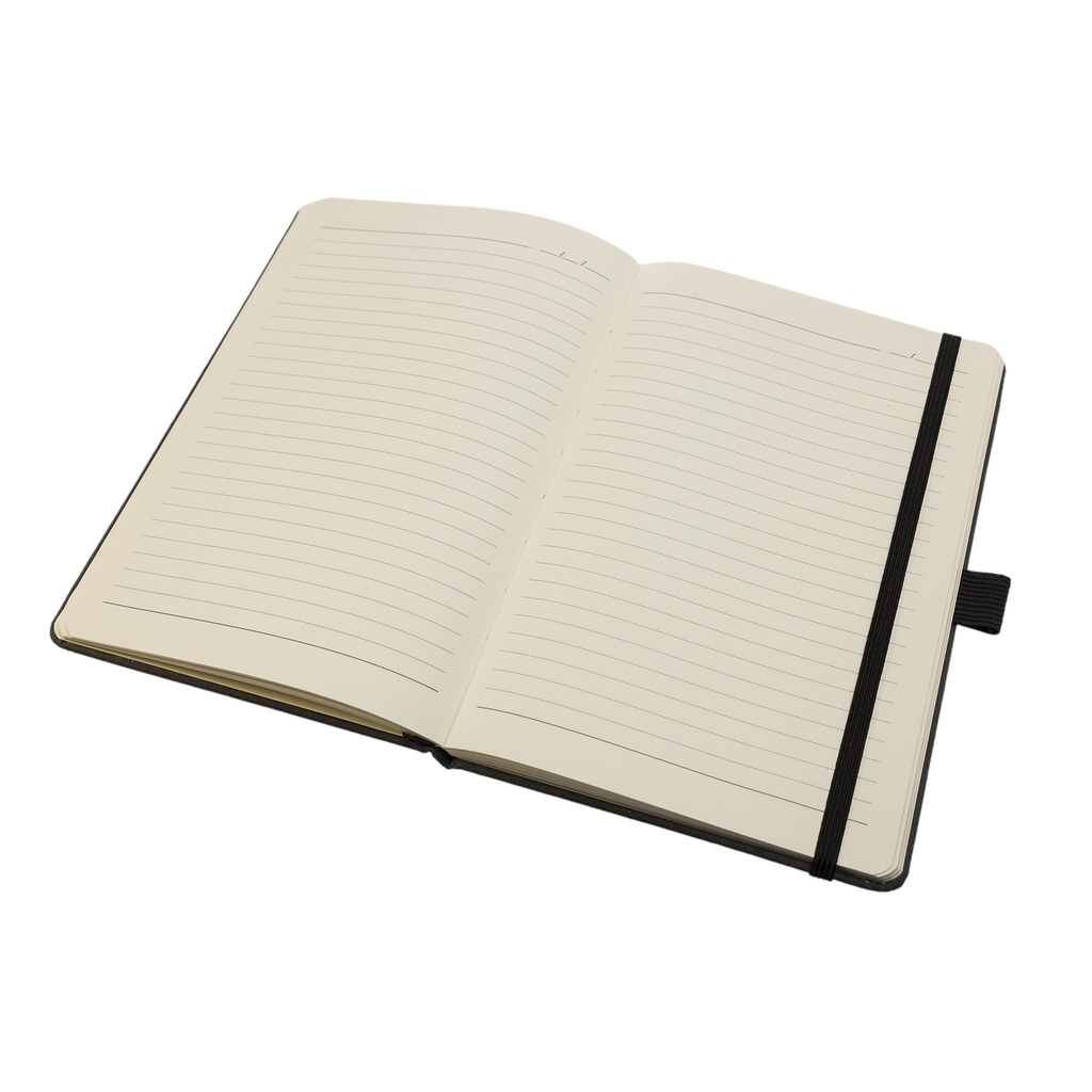 LL5095 - Astro Hard Cover Recycled Leather Notebook - 5.jpg