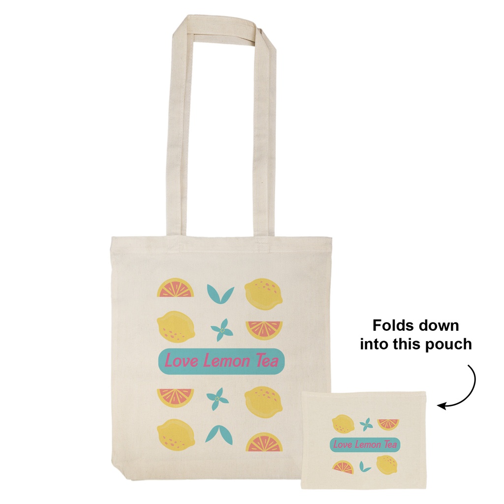 LL529 - City Shopper Folding Calico Bag (LH) - 4.jpg