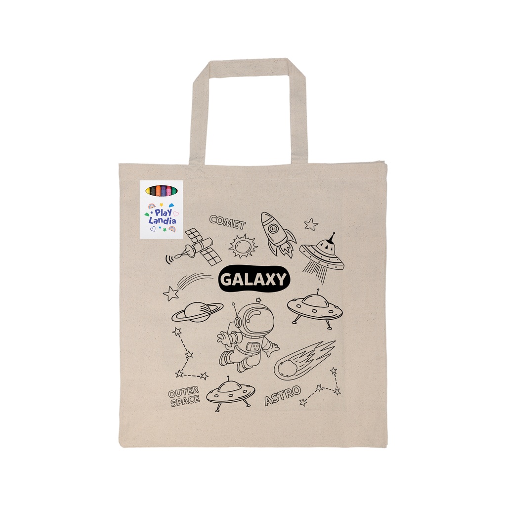 LL5522 - Colouring Short Handle Calico Bag & Crayons - 5.jpg