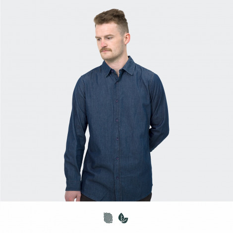 TR123609 - TRENDSWEAR Chester Men's Denim Shirt - 2.jpg