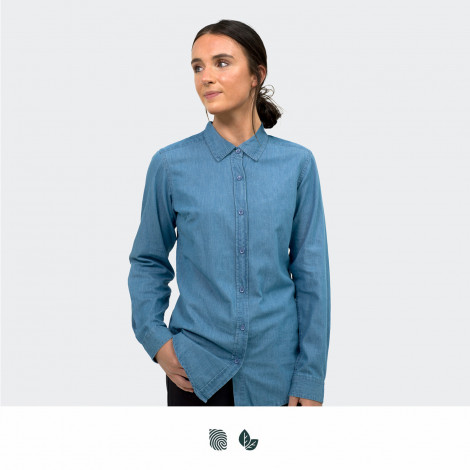 TR123610 - TRENDSWEAR Chester Women's Denim Shirt - 2.jpg