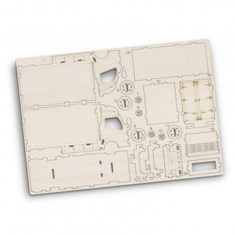 TR124032 - BRANDCRAFT Small Truck Wooden Model - 4.jpg