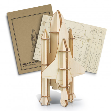 TR124051 - BRANDCRAFT Rocket Ship Wooden Model - 2.jpg