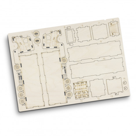 TR124033 - BRANDCRAFT Large Truck Wooden Model - 4.jpg