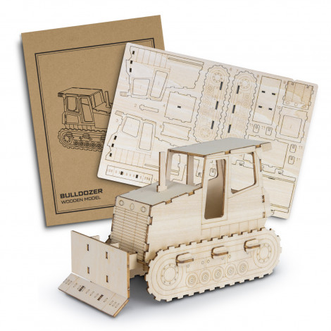TR124036 - BRANDCRAFT Bulldozer Wooden Model - 2.jpg