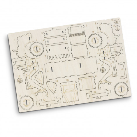 TR124037 - BRANDCRAFT Wheel Loader Wooden Model - 4.jpg