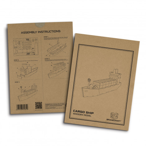 TR124038 - BRANDCRAFT Cargo Ship Wooden Model - 5.jpg