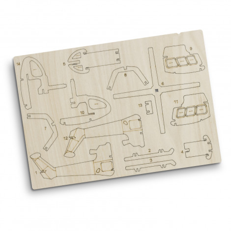 TR124040 - BRANDCRAFT Helicopter Wooden Model - 4.jpg