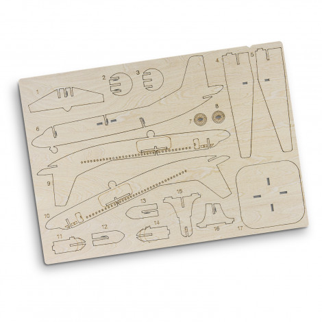 TR124039 - BRANDCRAFT Jet Plane Wooden Model - 4.jpg