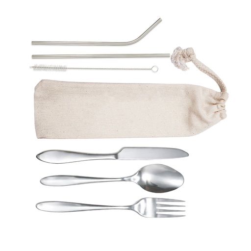 LL8800 - Banquet Stainless Steel Cutlery & Straw Set in Calico Pouch - 8.jpg