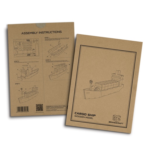 TR124038 - BRANDCRAFT Cargo Ship Wooden Model - 5.jpg