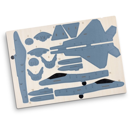 TR126729 - BRANDCRAFT Jet Fighter Wooden Model - 6.jpg