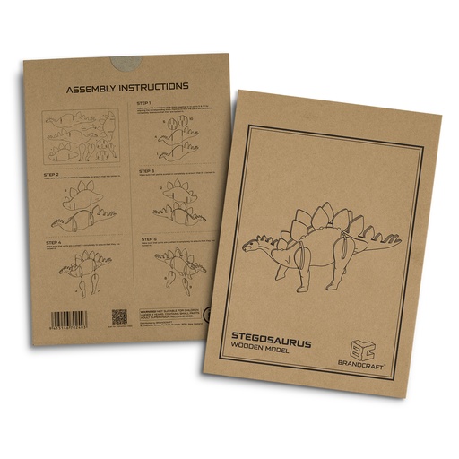 TR126732 - BRANDCRAFT Stegosaurus Wooden Model - 5.jpg