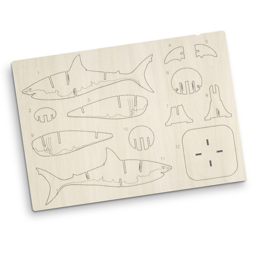 TR126734 - BRANDCRAFT Shark Wooden Model - 4.jpg