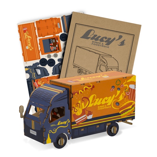 TR124032 - BRANDCRAFT Small Truck Wooden Model - 2.jpg