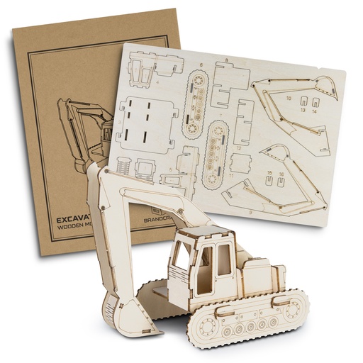TR124035 - BRANDCRAFT Excavator Wooden Model - 2.jpg