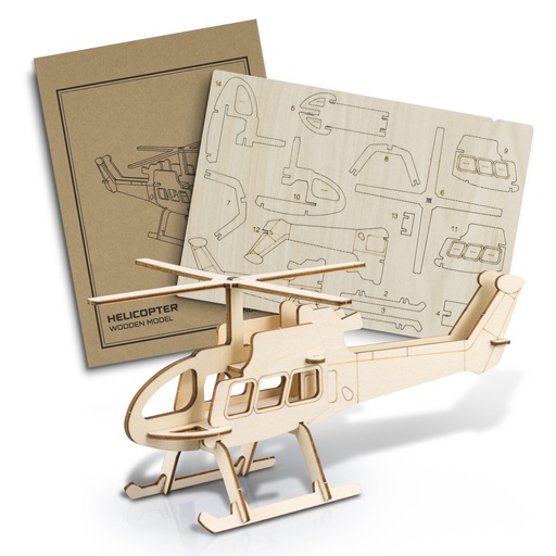 TR124040 - BRANDCRAFT Helicopter Wooden Model - 2.jpg