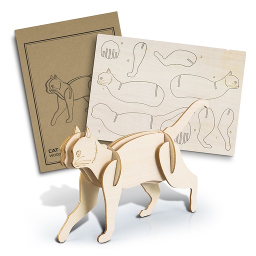 TR124043 - BRANDCRAFT Cat Wooden Model - 2.jpg