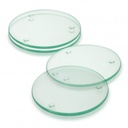 Venice Glass Coaster - Set of 4 - Round