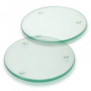 Venice Glass Coaster - Set of 2 - Round - Full Colour