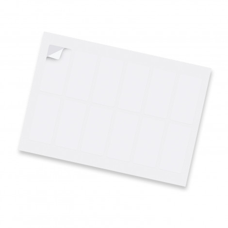 Sticker Sheet 40 x 80mm Rectangle - Matte