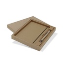 Kraft Notebook and Pen Gift Set