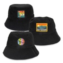 Terry Towelling Bucket Hat with Full Colour Patch