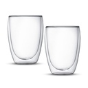 Bodum Pavina Double Wall Glasses - Medium - Set of 2