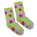 Pixel Knitted Bamboo Grip Socks