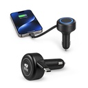 Turbo 20w Retractable Car Charger