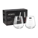 Krosno Duet Stemless Wine Glass Set
