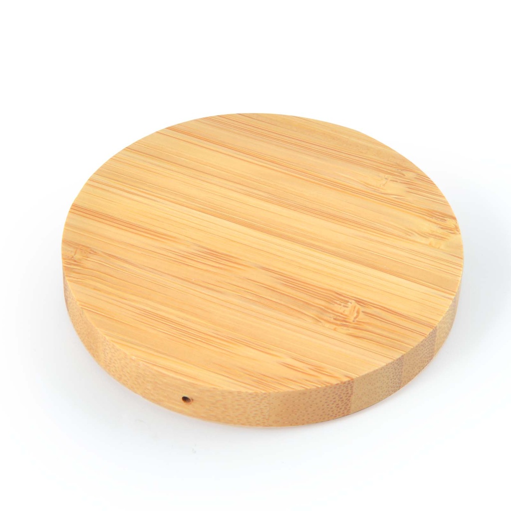 Arc Round Bamboo Wireless Charger 