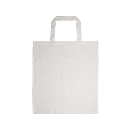 Coloured Cotton Short Handle Tote Bag