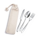 Banquet Cutlery Set in Calico Pouch