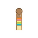 Circle Bookmark / Noteflag Ruler 