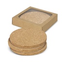 Oakridge Cork Coaster Round - Set of 4