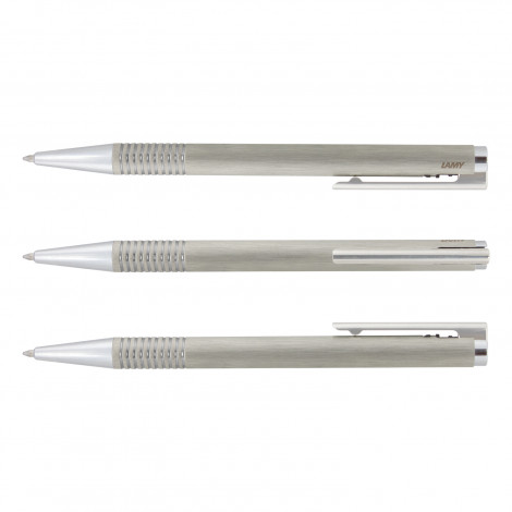 LAMY Logo Pen - Brushed Steel