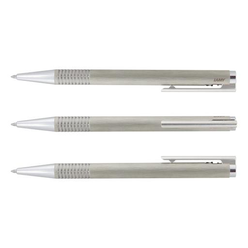 LAMY Logo Pen - Brushed Steel