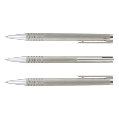 LAMY Logo Pen - Brushed Steel