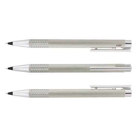 LAMY Logo Pencil - Brushed Steel