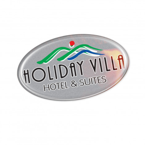 [TR100136] Resin Coated Labels 74 x 43mm Oval