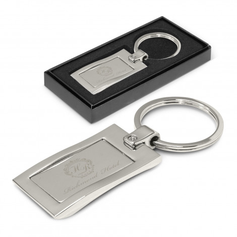 [TR100889] Wave Metal Key Ring