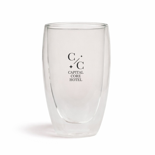 Sierra 450ml Double Wall Glass Cup