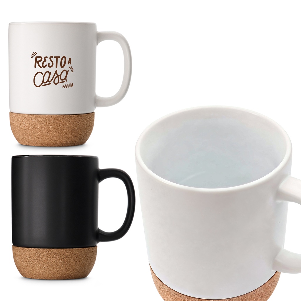 [LL0850] Magnum Ceramic Mug / Cork Base