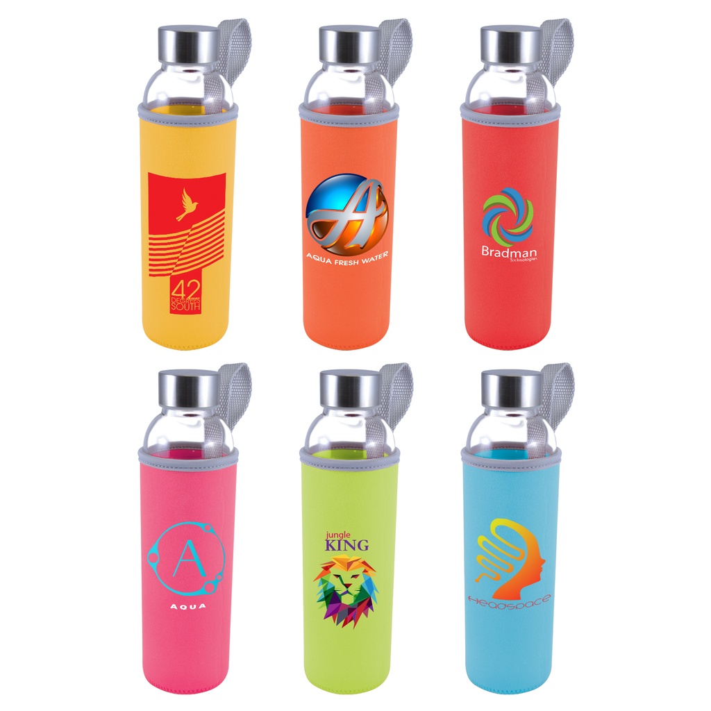 [LL1398] Capri Glass Bottle / Neoprene Sleeve